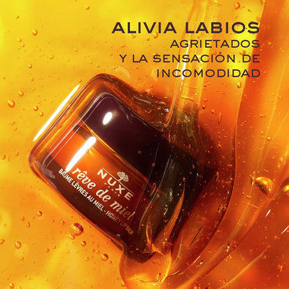 Nuxe Rêve de Miel Bálsamo Labial 15gr - Nutre, Repara, Suaviza, Hidratación 8 Horas