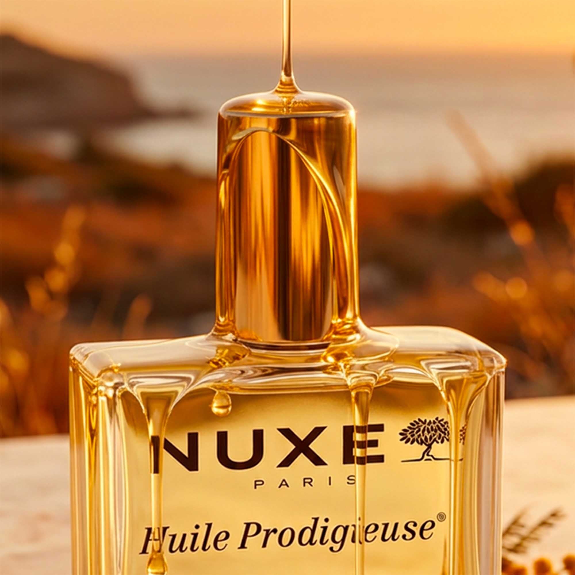 Nuxe Huile Prodigieuse 100ml - Aceite Multi-Usos, Nutre, Repara, Ilumina Rostro, Cuerpo y Cabello
