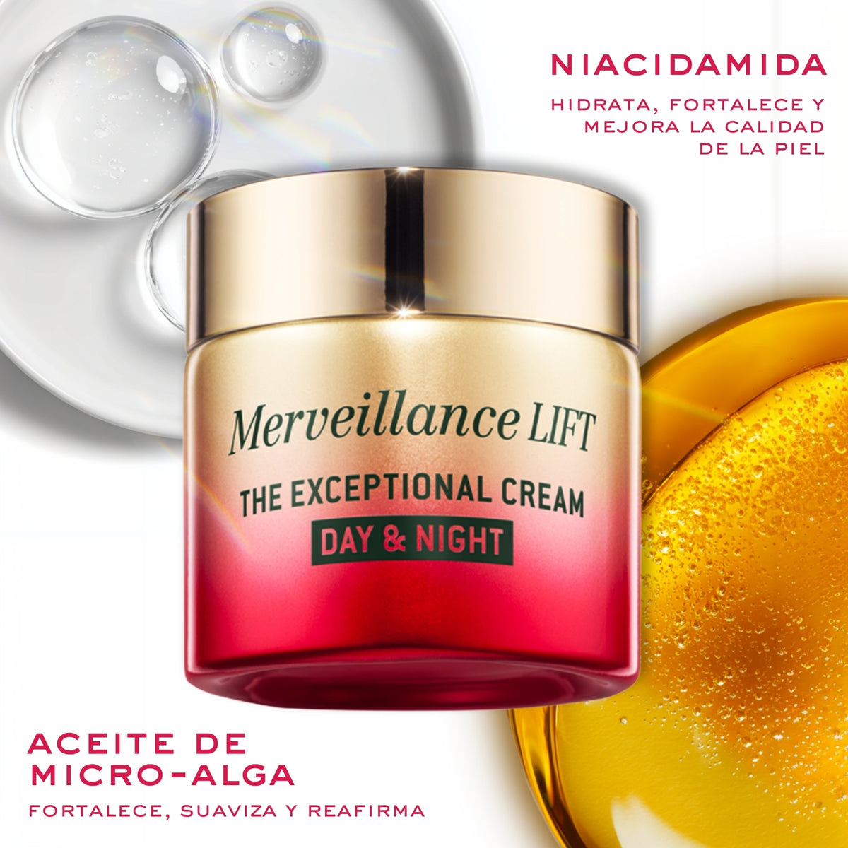 Nuxe Merveillance Lift Exceptional Cream 75 ml - Crema Día &amp; Noche Reafirmante Antiarrugas
