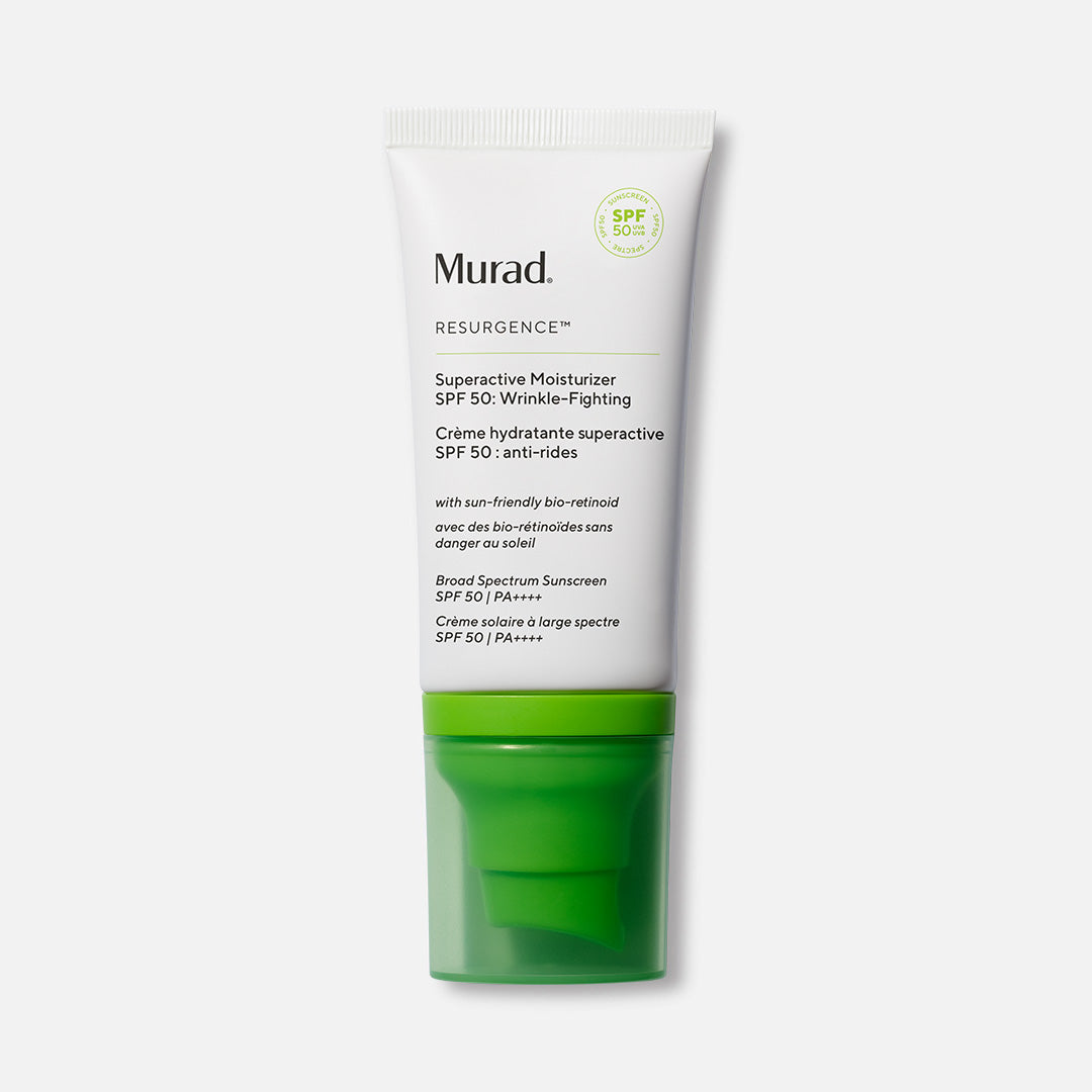 Murad Superactive SPF 50 Moisturizer - Protector Solar 3 en 1 Anti-Arrugas con Bio-Retinoides