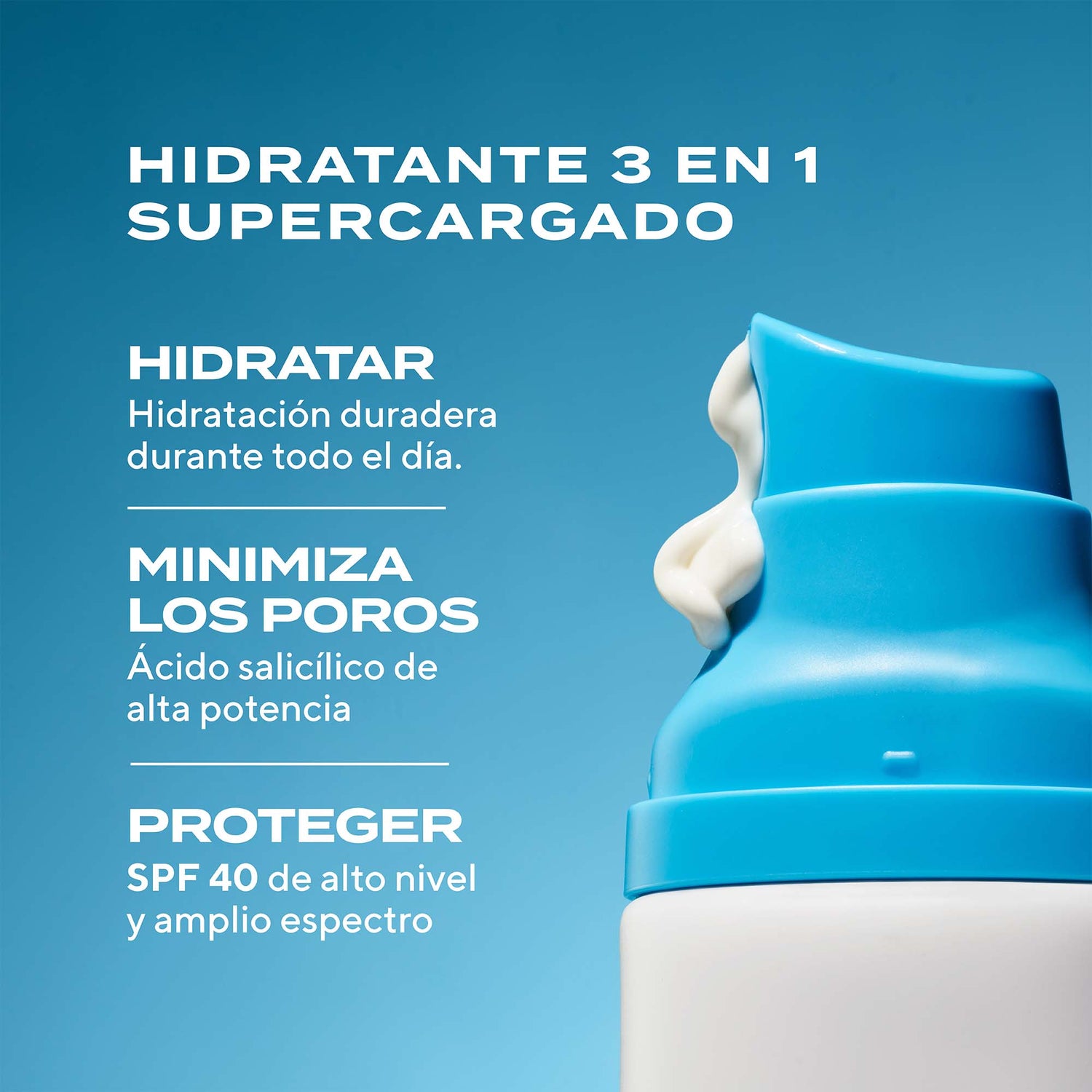 Murad Superactive SPF 40 Moisturizer - Protector Solar 3 en 1 Control de Poros, Antiacné, Matificante