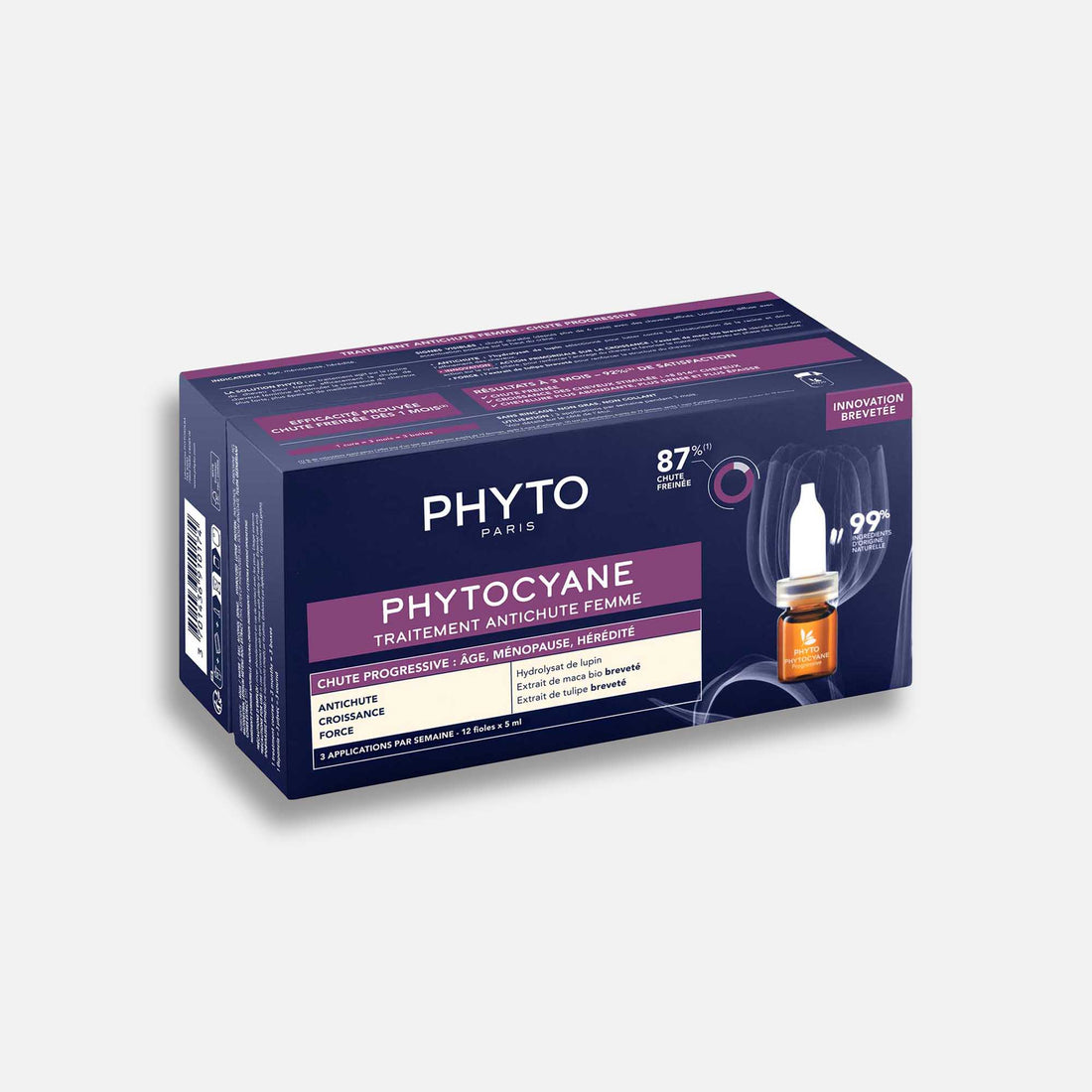 Phyto Phytocyane Mujer Ampolletas 12x5ml - Anti-Caída Progresiva, Hormonal, Menopausia