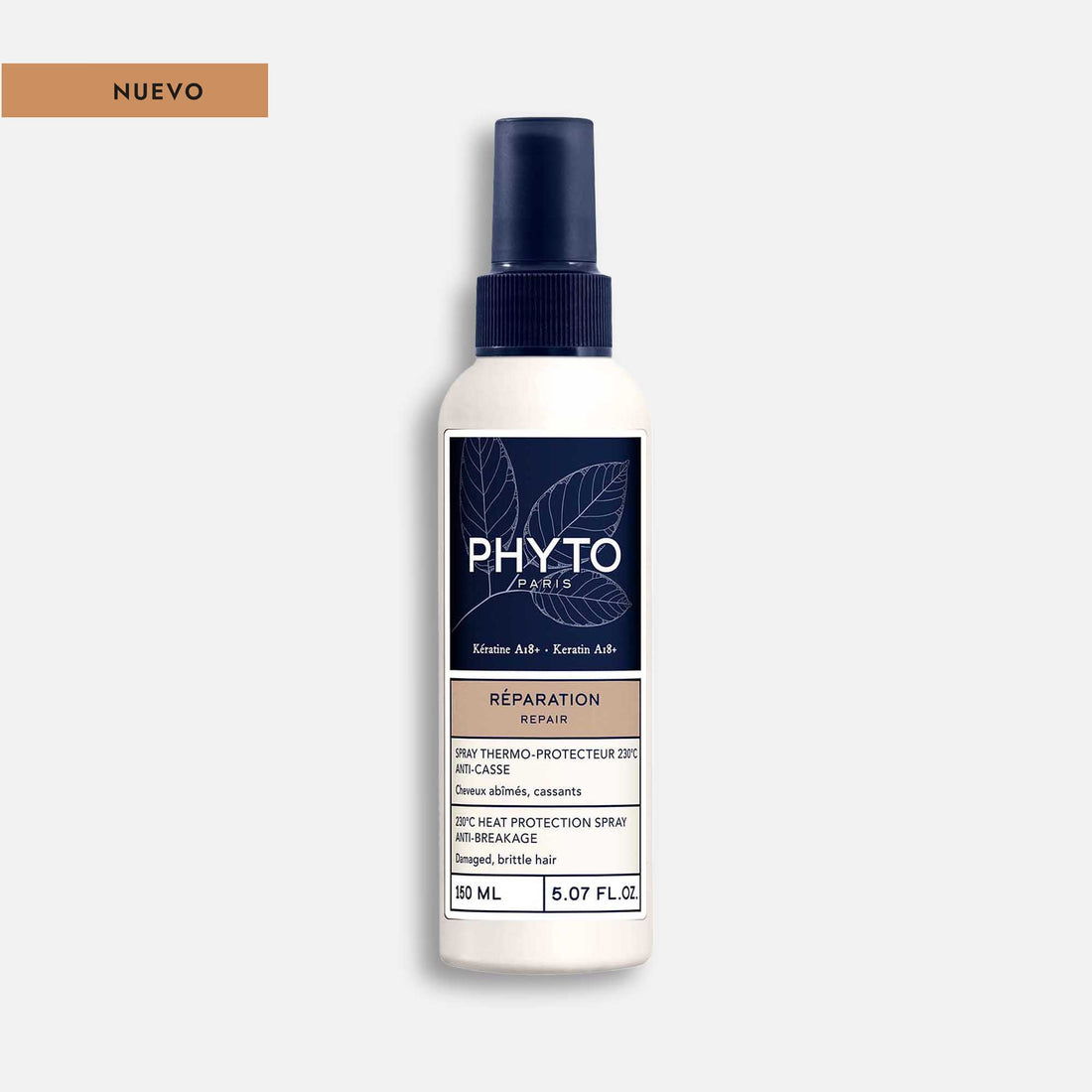 Reparación - Spray protector de calor 230°C para cabello dañado y quebradizo 150ml