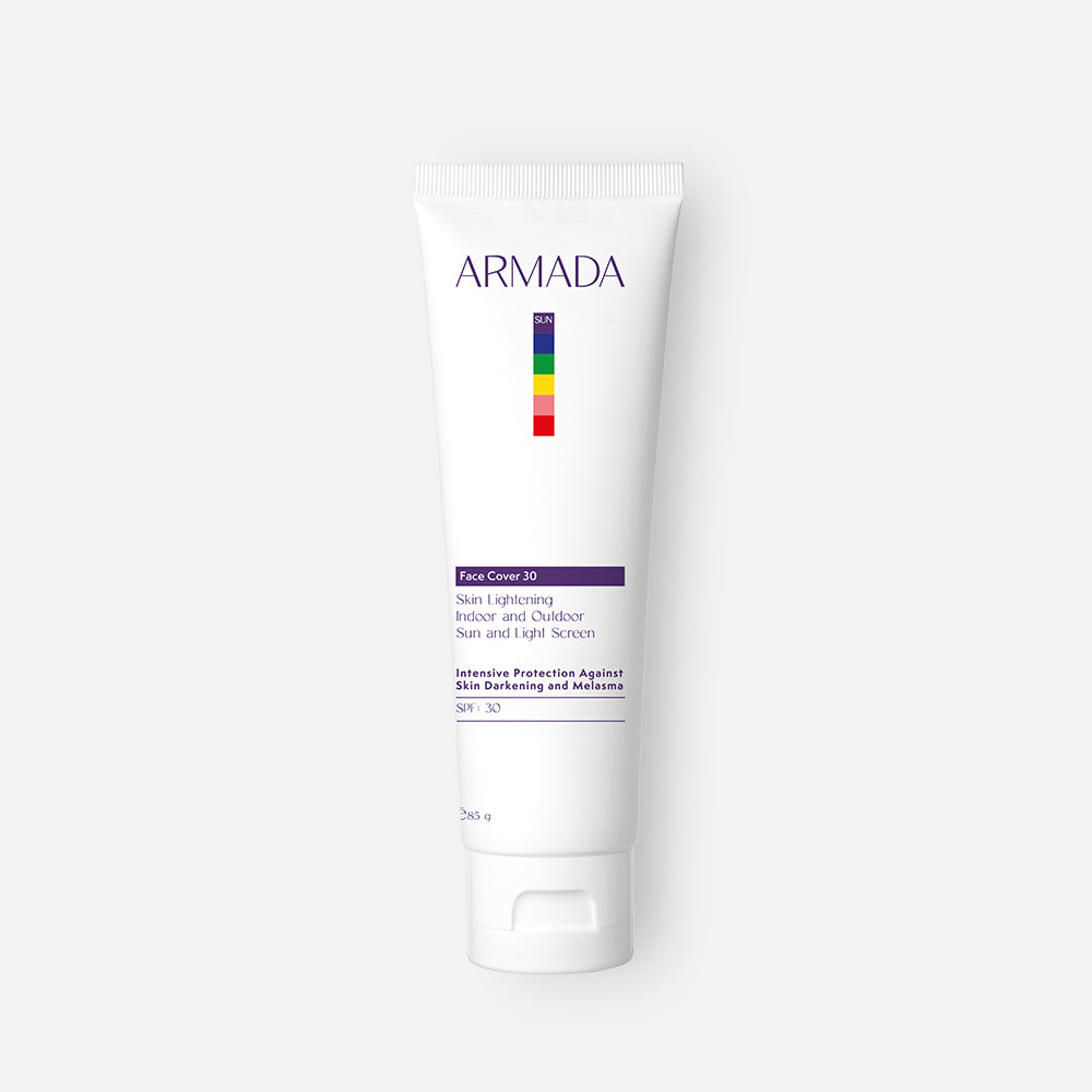 Armada Sun Face Cover 30 SPF 30 - Doble Protección, Anti-Manchas, Mate y Ligero para Piel Grasa - 85g