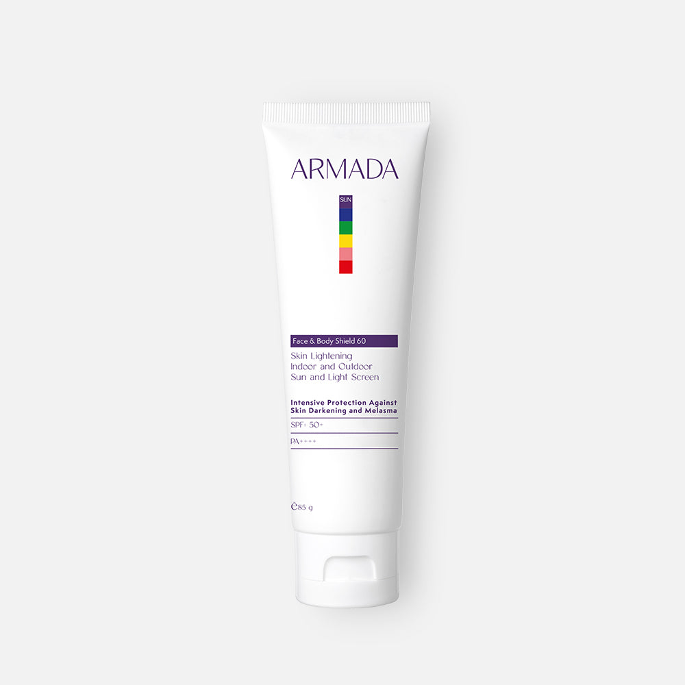 Armada Sun Face &amp; Body Shield 60 SPF 50+ - Doble Protección Solar para Manchas y Piel Sensible - 85g