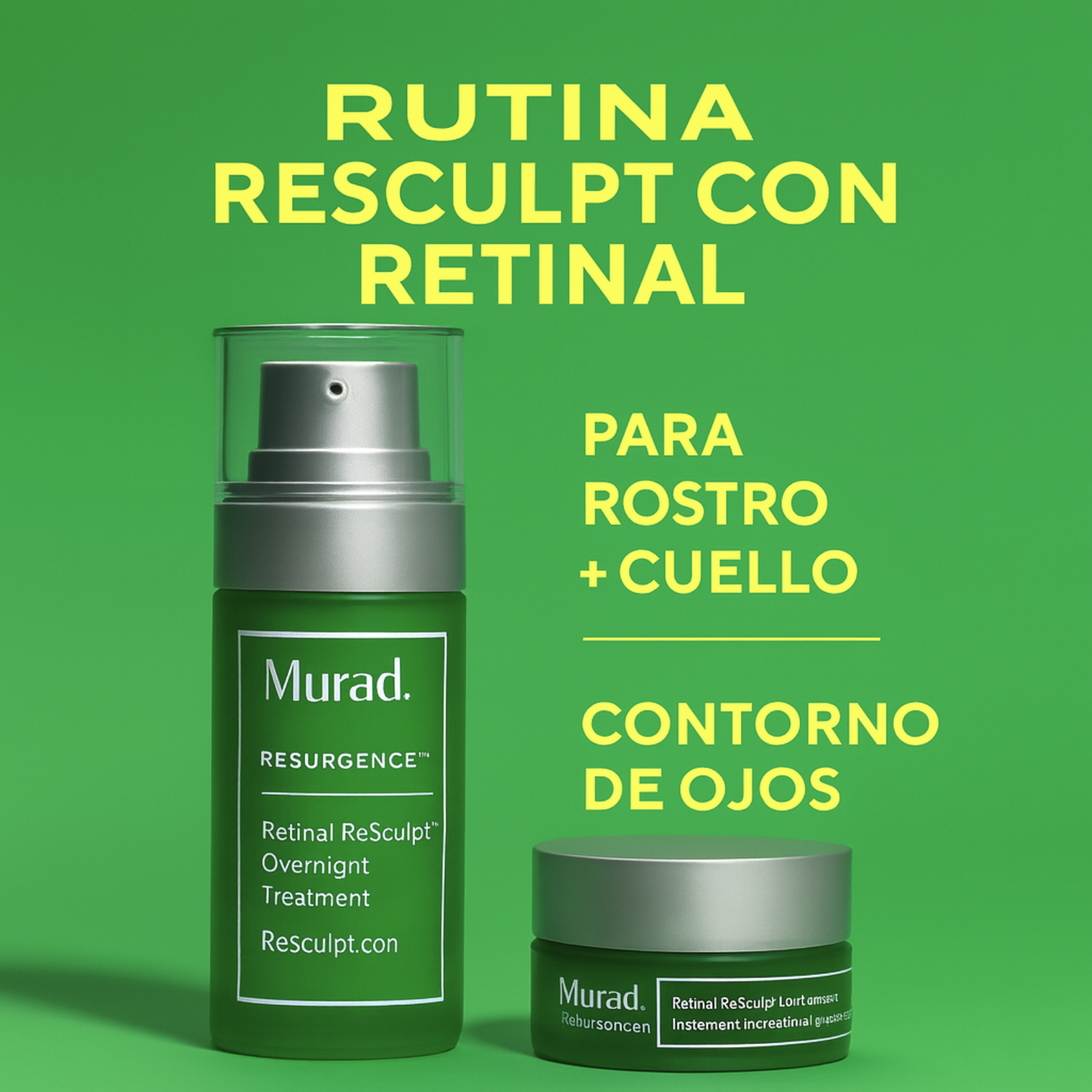 Murad KIT The Retinal Resculptors - Tratamiento Retinal Reafirmante Facial y de Ojos