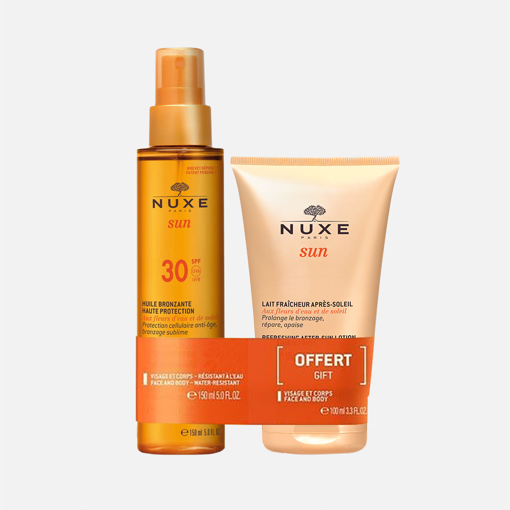 Sun - Aceite bronceador SPF30 150ml + Leche refrescante after sun (regalo) 100ml - ebeauty