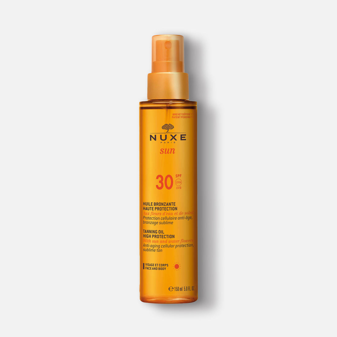 Nuxe - Nuxe Sun - Aceite rostro y cuerpo SPF 30 150 ml - ebeauty