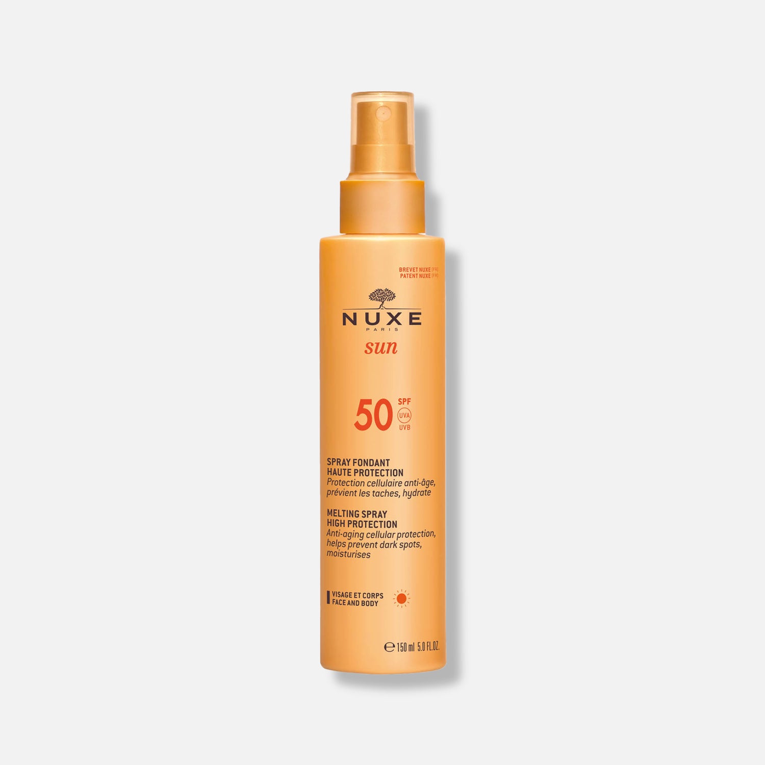 Sun - Leche fundente en spray para rostro y cuerpo - SPF 50 150 ml - ebeauty