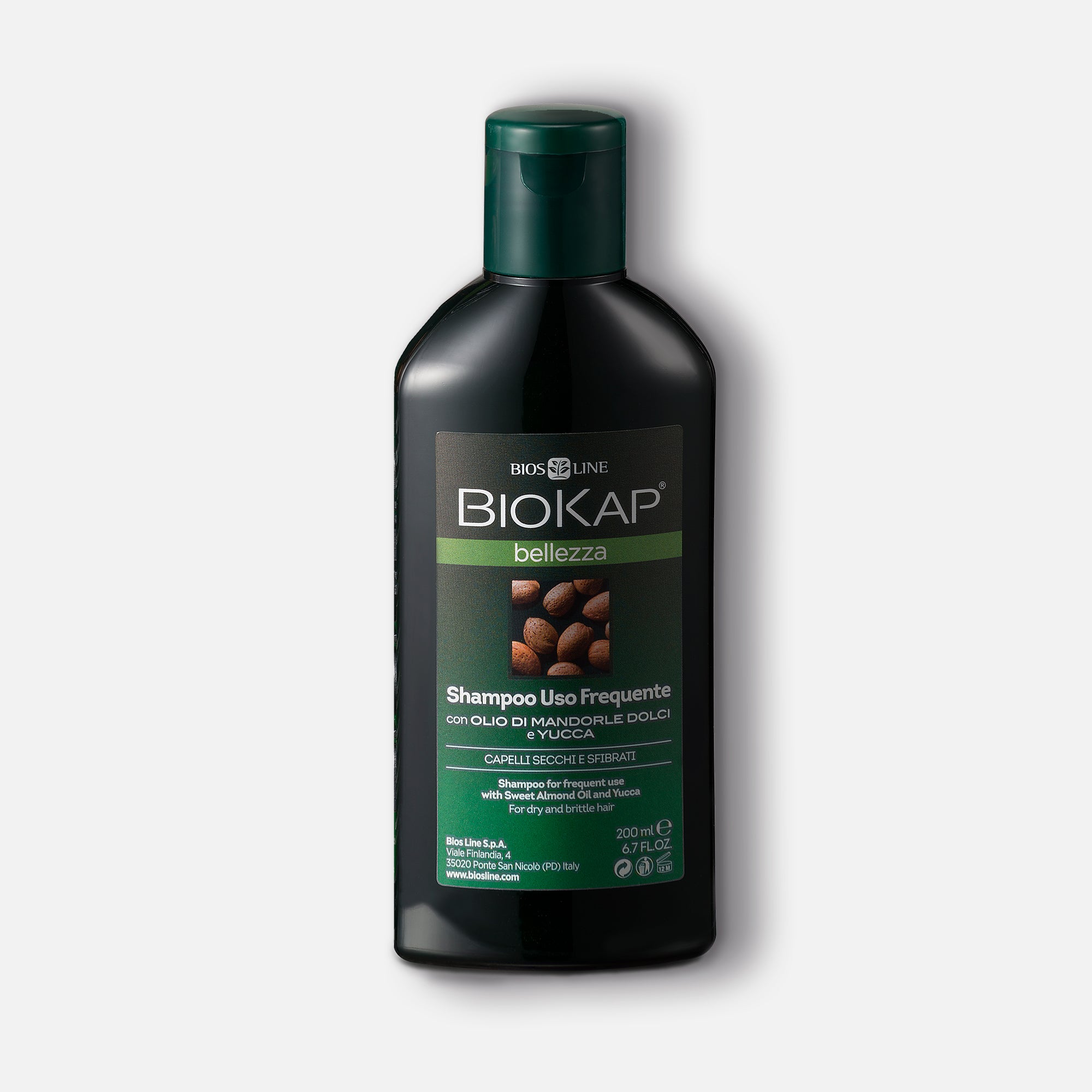 Biokap - Belleza - Shampoo reparador para cabelllo seco y dañado - uso frecuente  200 ml - ebeauty