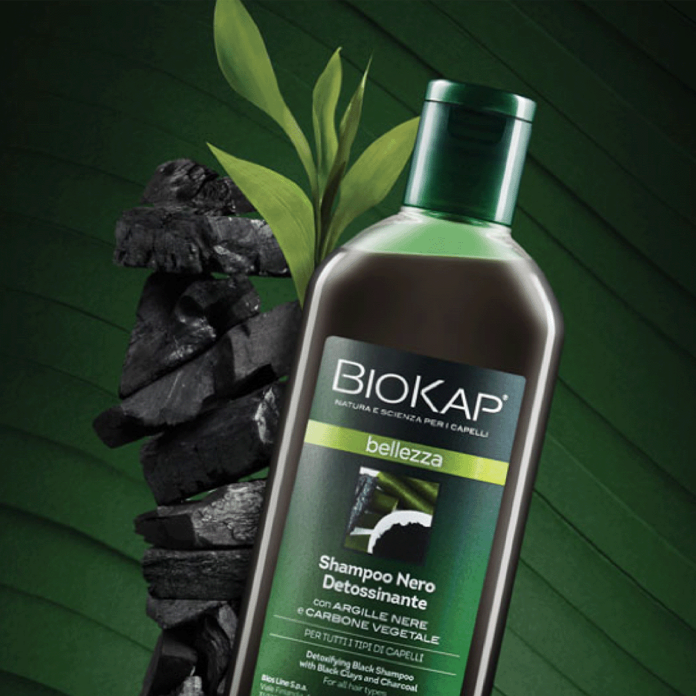 Biokap - Belleza - Shampoo negro desintoxicante purificador  200 ml - ebeauty